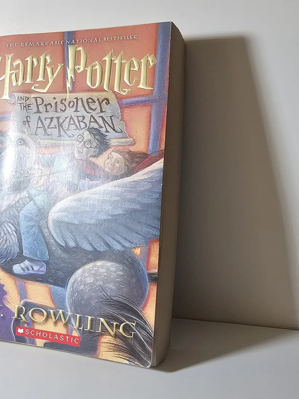 Harry Potter and the Prisoner of Azkaban - Scholastic Paperback, Red/Gold Cover